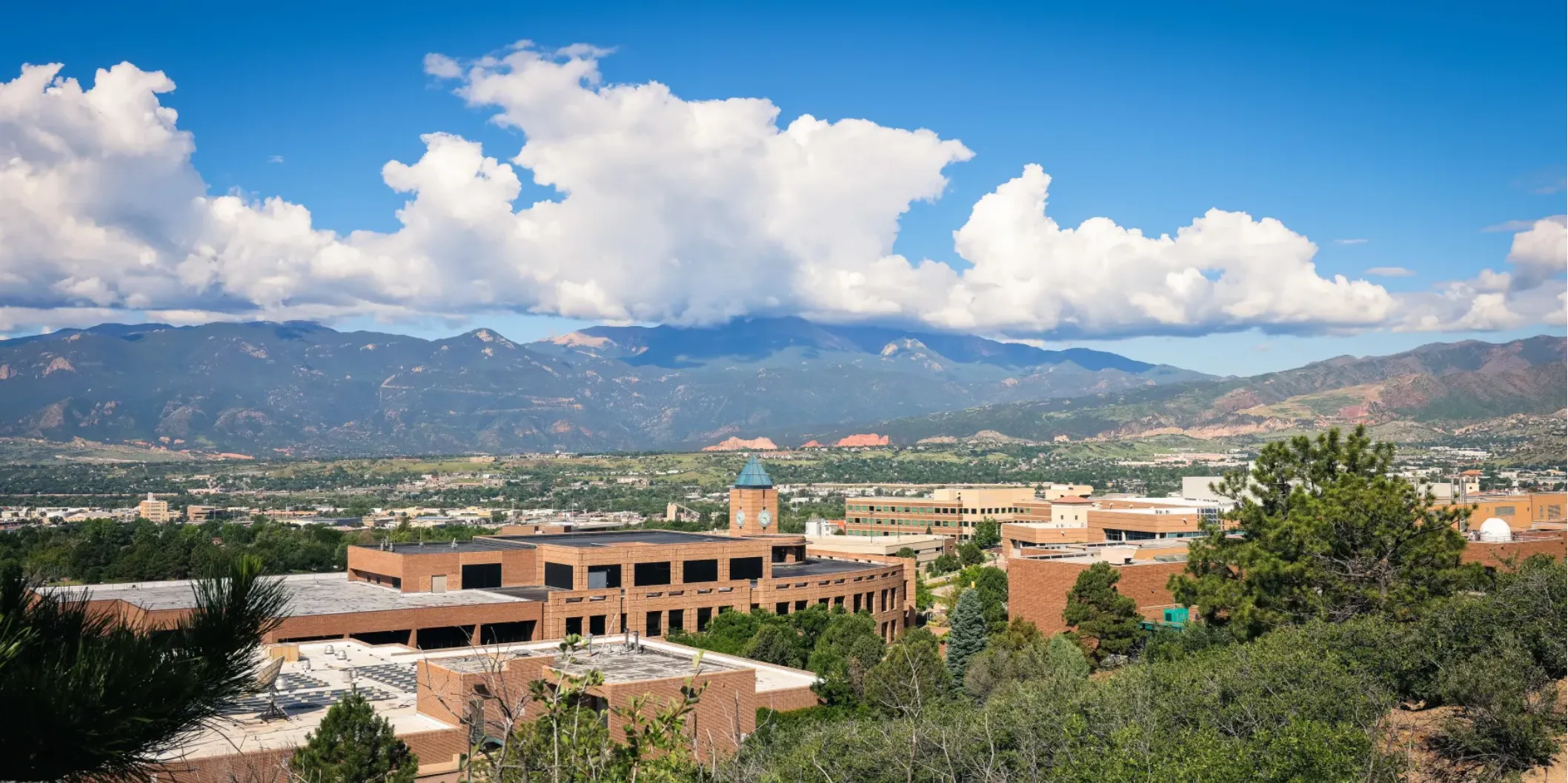 wide shot of the uccs campus